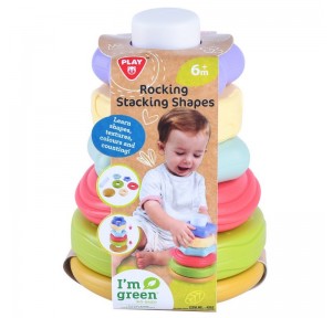 Pirámide 7 piezas Bio Rocking Stacking Shapes