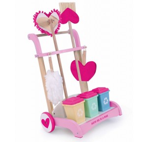 Agatha Ruiz de la Prada Carrito Limpieza Madera