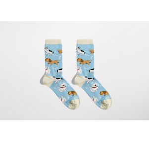 Calcetines Billy Brown Kids Perros Huesos T.22/26