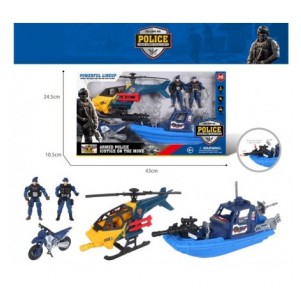 Set Policía Lancha...