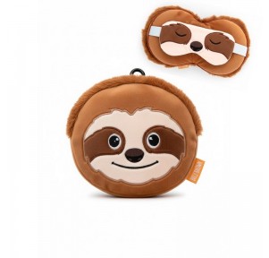 Cojín Viaje con Antifaz Zoo Nap Oso Perezoso