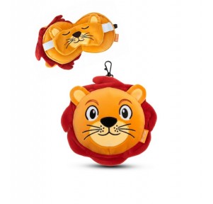 Cojín Viaje con Antifaz Zoo León