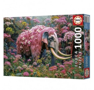 Puzzle 1000 Elefante Floral