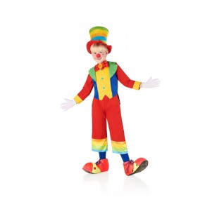 Disfraz Payaso con Sombrero Cheerful 3-4 años