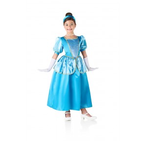 Disfraz Princesa Azul 7-9 años