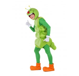 Disfraz Gusano Green Cartepillar Adulto M-L