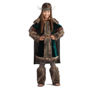 Disfraz Vikingo Chica Warrior 7-9 años