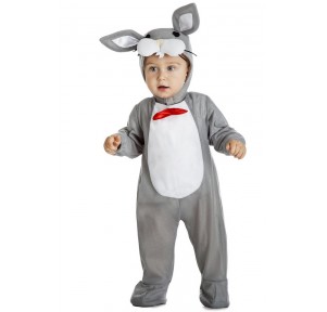 Disfraz Conejo Gris Little Bunny 7-12 meses