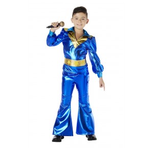 Disfraz Rockero Disco Década 70 7-9 años