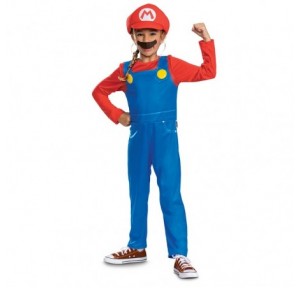 Disfraz Nintendo Súper Mario T.M 7-8 años