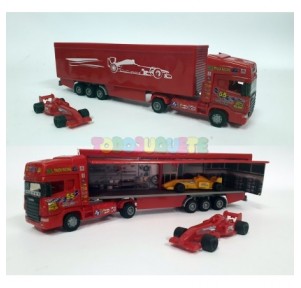 Camión trailer con dos...