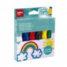 Paint Fun Pinceles con Pintura Brillante Apli