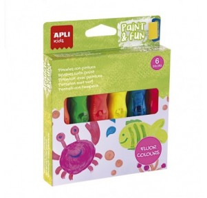 Paint Fun Pinceles con Pintura Neón Apli