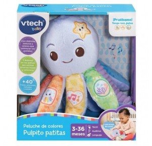 Peluche Colores Pulplito Patitas
