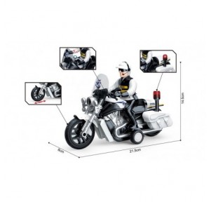 Moto Policía con Muñeco...