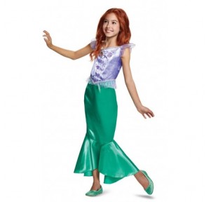Disfraz Princesa Disney Ariel T.M 7-8 años