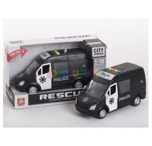 Furgon Policia Negro con...