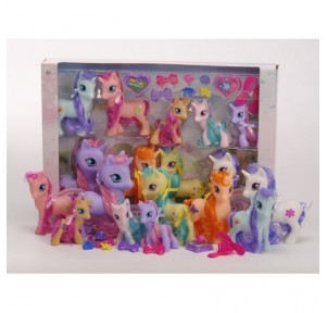 Gran Set Ponis 9 Unicornios...