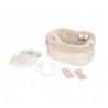 Canastilla Beig Reborn 10 accesorios Blue Dolls