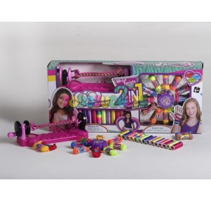 Tejedora Brazaletes y Pulseras 2 en 1 Rope Braided