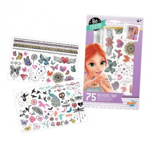 Be Teens 75 Tatuajes Lavables con Lentejuelas