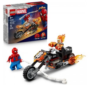 Lego Marvel Spiderman vs Moto Motorista Fantasma