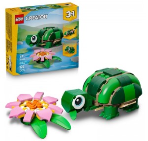 Lego Creator Tortuga con Flor de Nenúfar