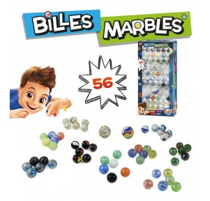 Playset 56 canicas surtidas Buki