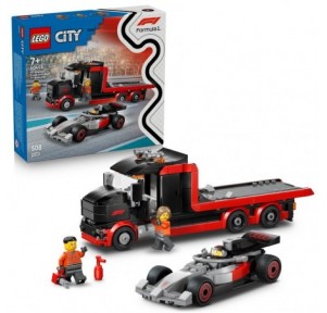 Lego City F1 Desplaye Truck Coche Audi F1