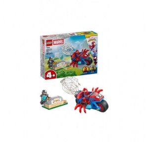 Lego Spidey en Moto vs Rino