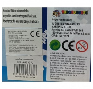 Avión Foam con Lanzador Shoot Colores Surtidos