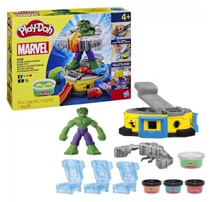Play Doh Marvel Set Juego Hulk Aplasta y Moldea