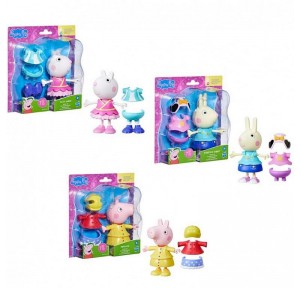 Peppa Pig y Sus Amigos con Estilos Divertidos