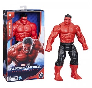 Capitán América Figura Titan Hulk Villano Rojo