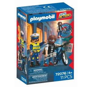 Robo de Bicicleta Playmobil