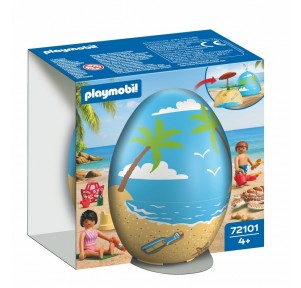 Play Egg Vacaciones en la Playa Playmobil