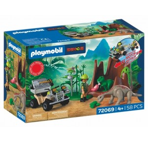 Escondite de Dinosaurio Playmobil