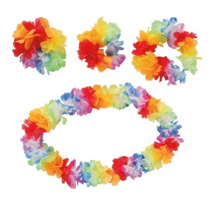Conjunto Hawaiano Multicolor Extra
