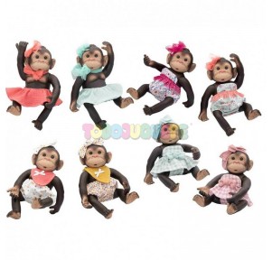 Bebé Monito vestidos surtidos 25 cm Rosa Toys