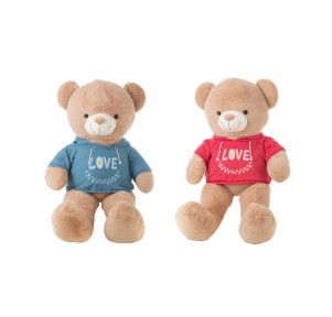 Peluche Oso Camiseta Mifi  Love 55cm Surtido