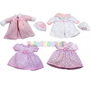 Vestidos muñecas 38-42 cm surtidos percha