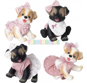 Bebé Perrito Vestido 23cm Surtido exp 4 u.