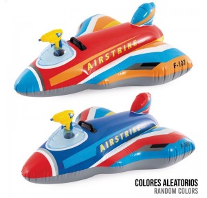 Avión Hinchable con Lanzador Agua 117x104 cm