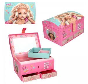 Top Model Caja de Joyas Grande Con Código y Sonido