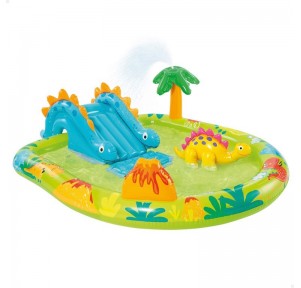 Centro Juegos Hinchable Dinos 191x152x58 cm Verde