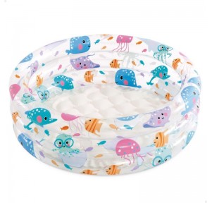 Piscina Bebé 3 Aros Animales Marinos 61x22 cm