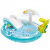 Centro Juegos Hinchable Dinos 201x170x84 Azul