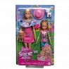 Barbie +hermana Stacie rescate perritos