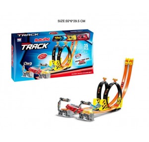 Circuito 2 Loopings y 2 coches 35 pzas Power Track