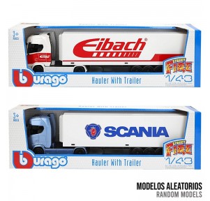 Camión Metal 1:43 Scania 770S Tráiler Burago
